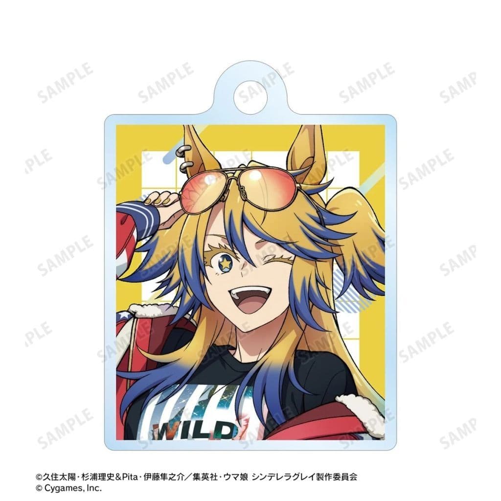 Obey Your Master 2-Loop Wire Acrylic Keychain - Umamusume: Cinderella Gray POP UP SHOP in Marui (Alma Bianca) - Pre-owned