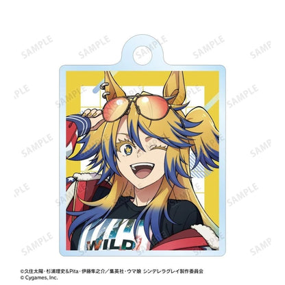 Obey Your Master 2-Loop Wire Acrylic Keychain - Umamusume: Cinderella Gray POP UP SHOP in Marui (Alma Bianca) - Pre-owned