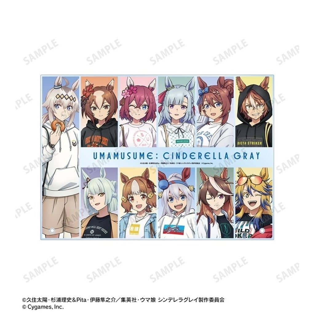 Umamusume: Cinderella Gray A4 Acrylic Panel - POP UP SHOP in Marui Group Design (AlmaBianca, Pre-owned)