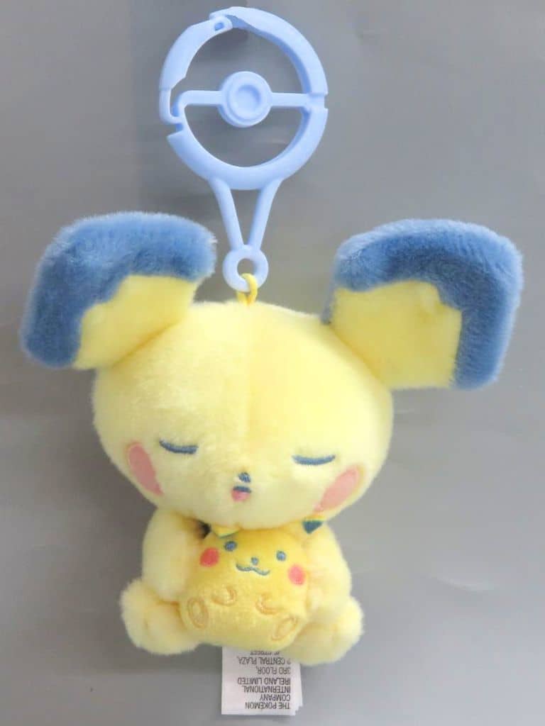 Pichu & Pikachu Little Daydream Mascot Plush - Pokémon Center Exclusive Plush Mascot (Approx 13×7×17 cm) Pre-owned