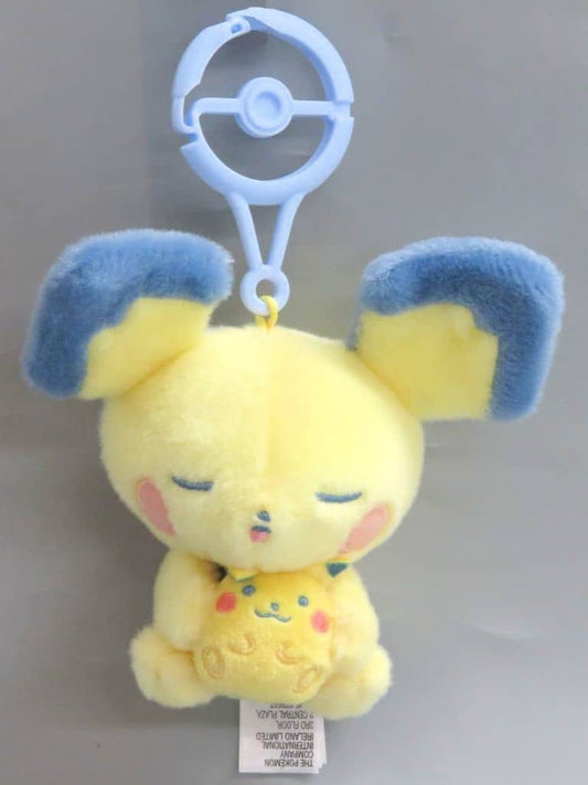 Pichu & Pikachu Little Daydream Mascot Plush - Pokémon Center Exclusive Plush Mascot (Approx 13×7×17 cm) Pre-owned