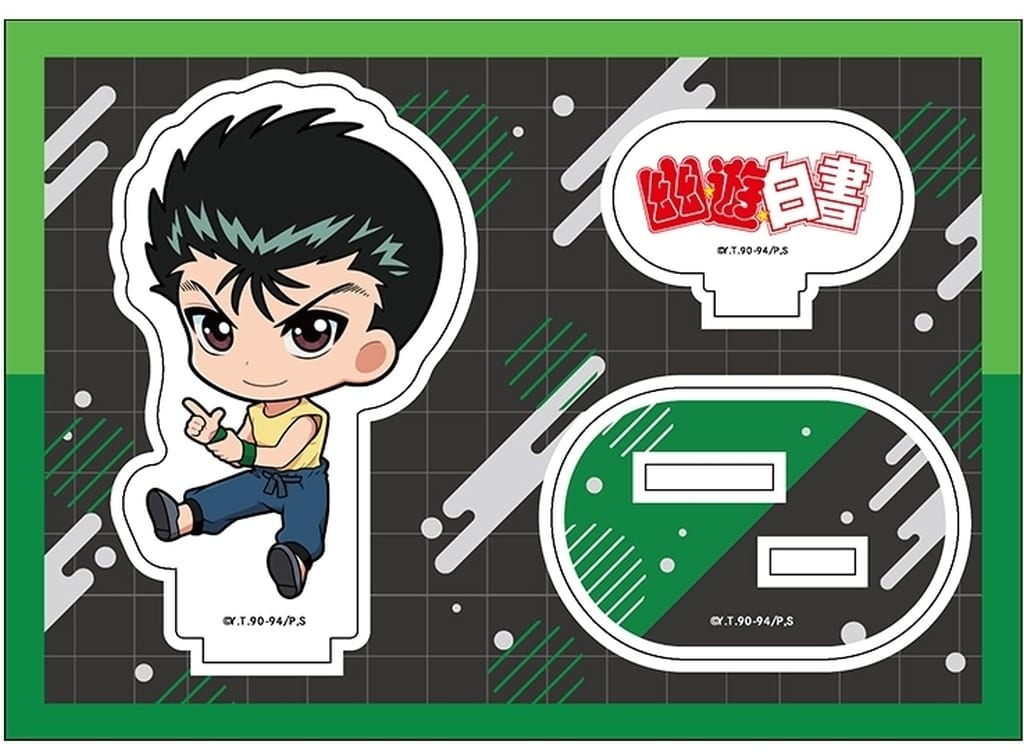 Yusuke Urameshi Petanko Acrylic Figure Vol.2 - Yu Yu Hakusho Acrylic Stand (Approx. 120 x 85 mm) - Penguin Parade