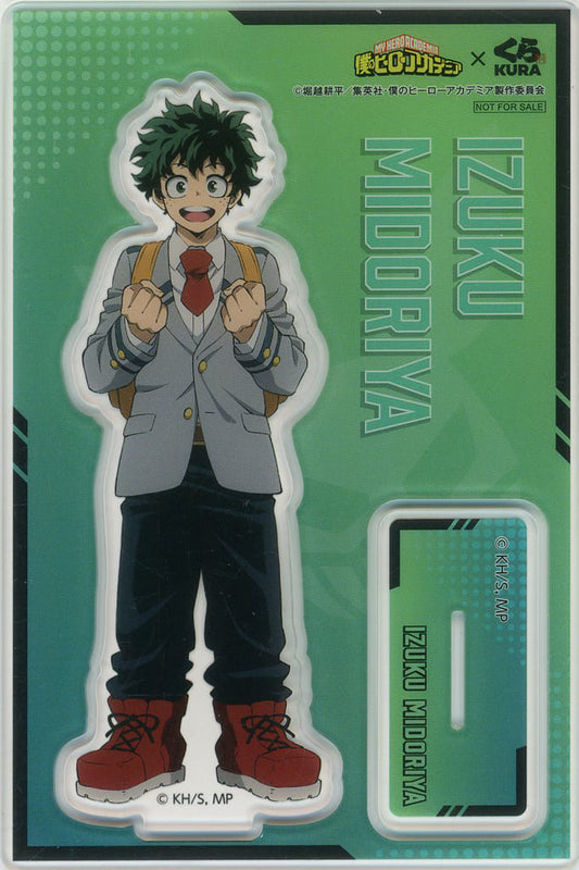 Izuku Midoriya Acrylic Stand - My Hero Academia × Kura Sushi Original Goods Campaign Vol.3 (Approx. 12 x 8 cm)