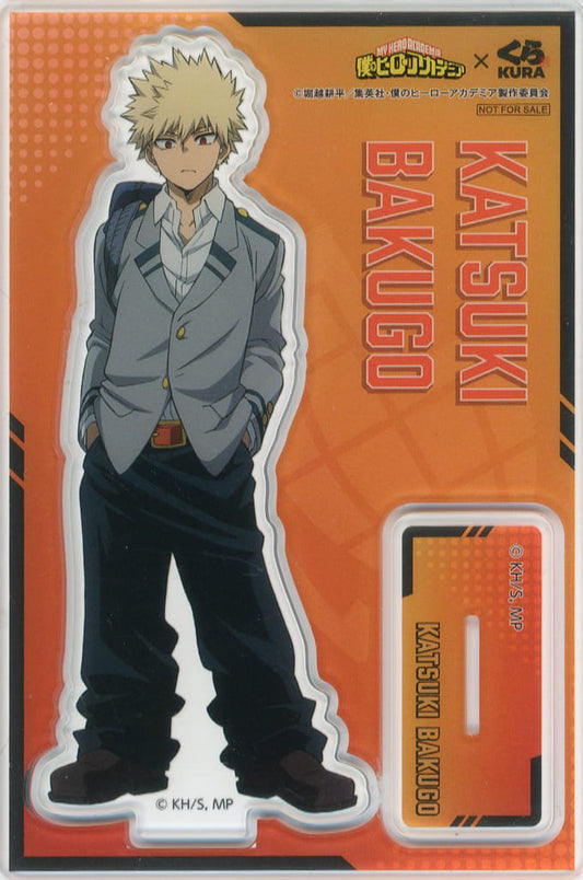 Katsuki Bakugo Acrylic Stand - My Hero Academia × Kura Sushi Promotional Original Goods Campaign 3 - Approx. 12 x 8 cm (Pre-owned)