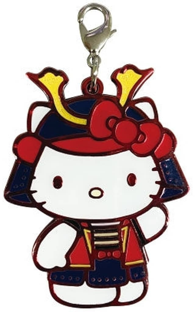 Hello Kitty Sanrio Shogun Series Glitter Metal Charm