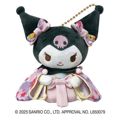 Kuromi Sanrio Shogun Series Plush Ball Chain