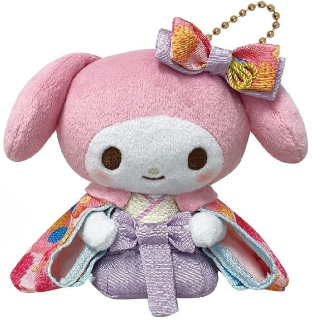 My Melody Sanrio Shogun Series Plush Ball Chain