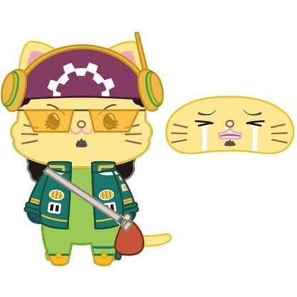 One Piece Usopp withCAT Eyemask Plush Keychain - Egghead Arc