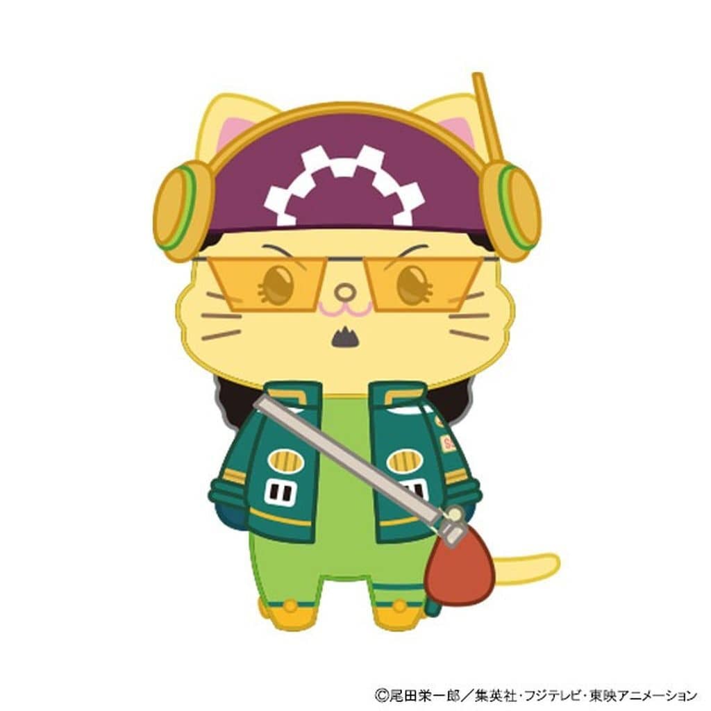 One Piece Usopp withCAT Eyemask Plush Keychain - Egghead Arc