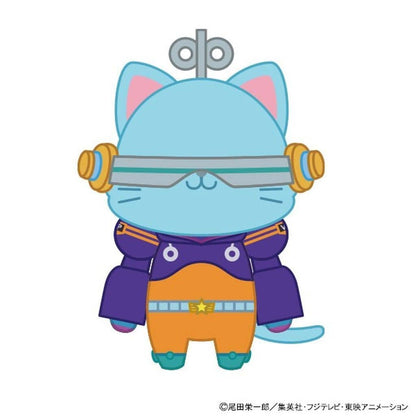 One Piece Franky withCAT Eyemask Plush Keychain Egghead Arc
