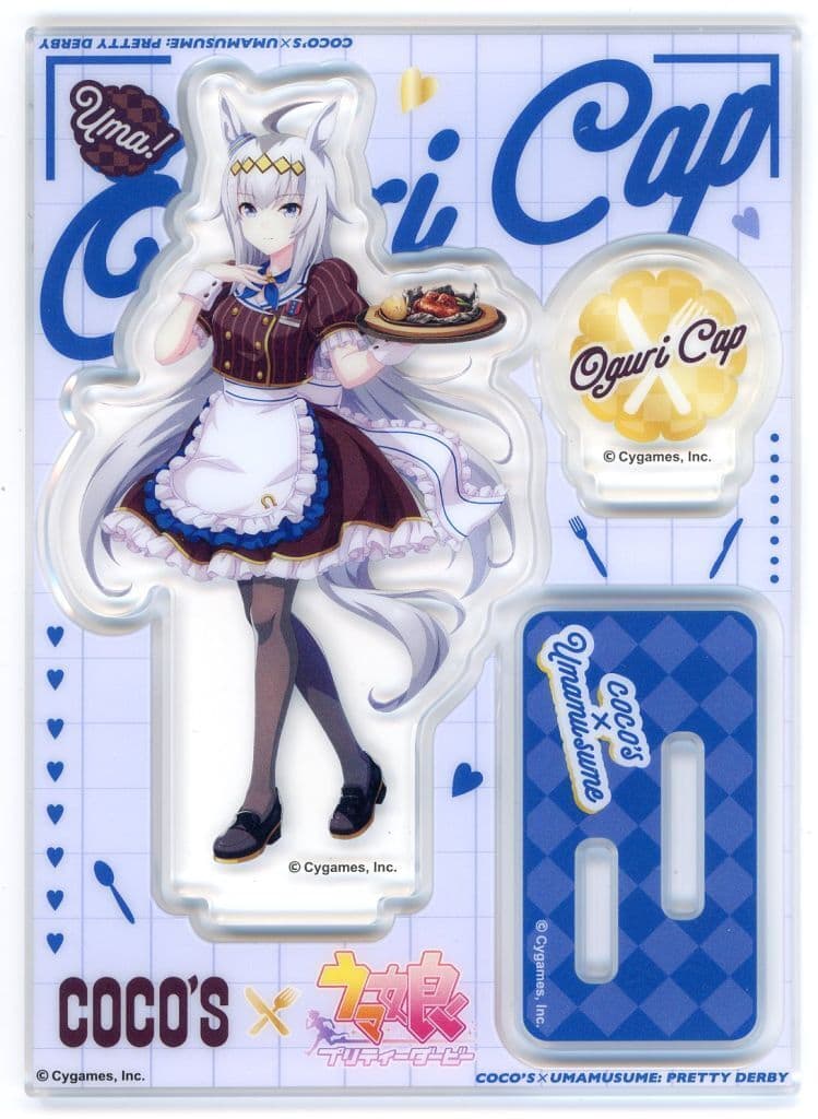 Oguri Cap Acrylic Stand Panel - Umamusume Pretty Derby × Cocos Event Original (Approx. 90×125 mm / 3.54×4.92 in, Back Half Release)