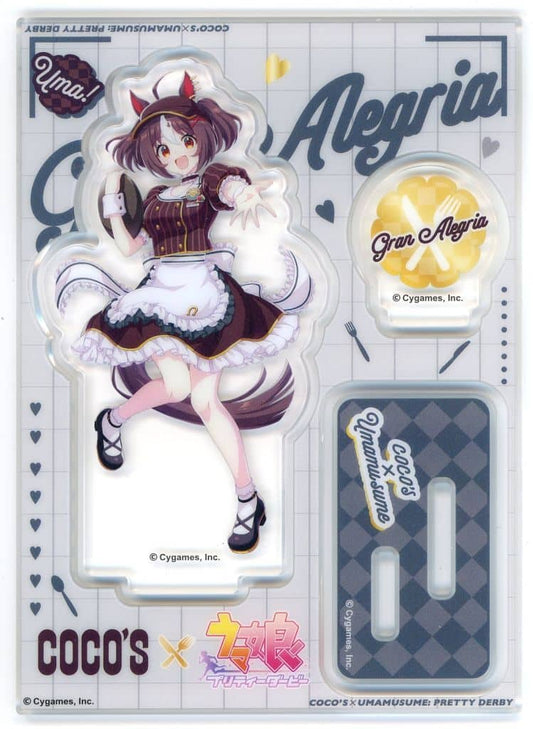 Gran Alegria Acrylic Stand Panel - Umamusume Pretty Derby × Cocos "Welcome to Cocos! Umai Mono Fest!" Original Acrylic Stand Panel (Rear Half) - Pre-owned 90×125mm
