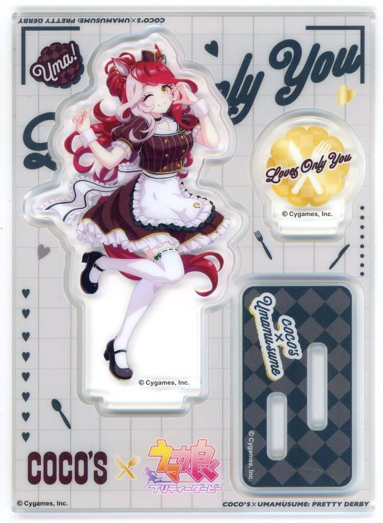 Loves Only You Acrylic Stand Panel - Umamusume Pretty Derby × Cocos Collaboration (90×125mm, Pre-owned)