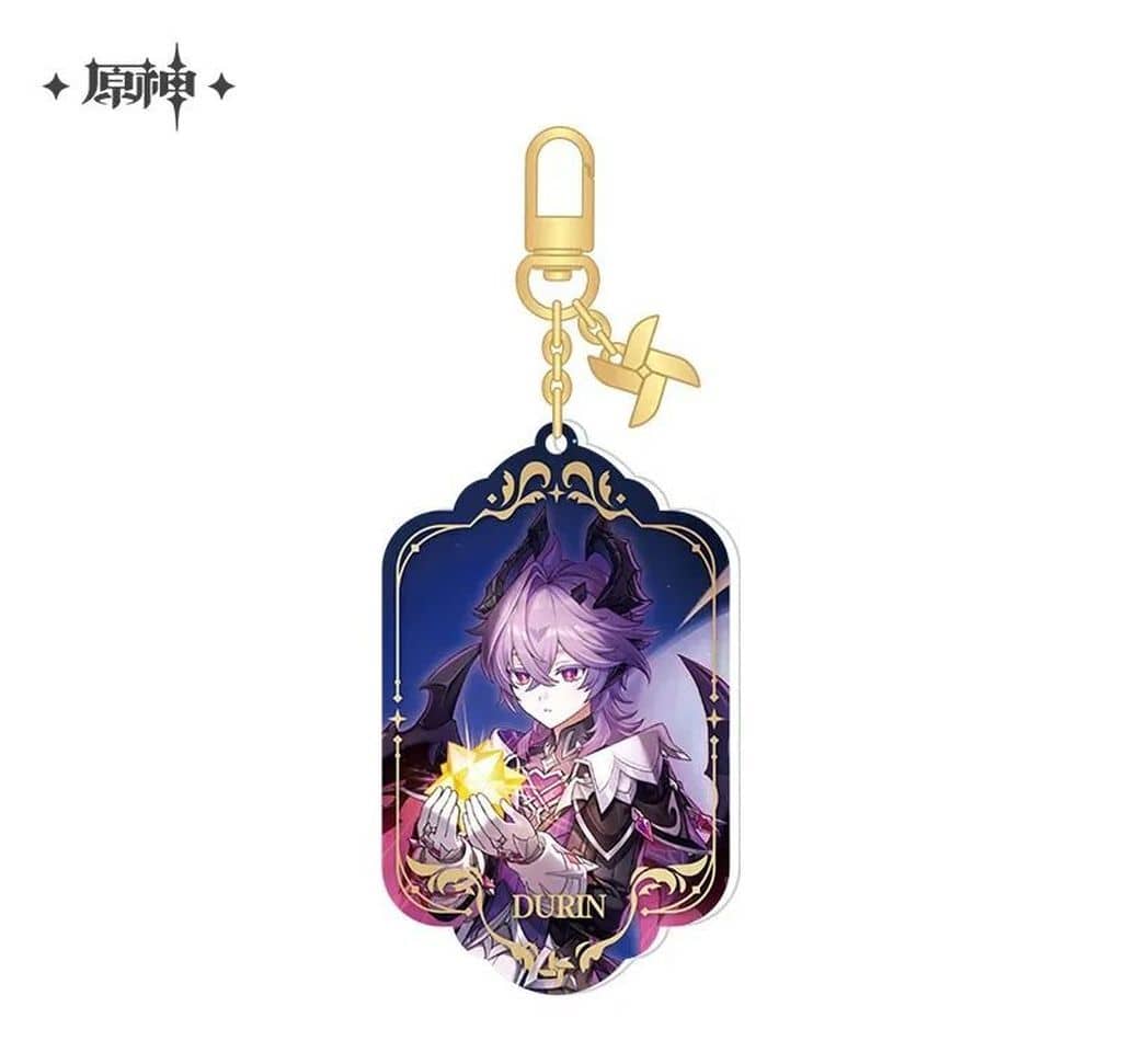 Durin Genshin Impact Northern Edge Nocturne Acrylic Keychain
