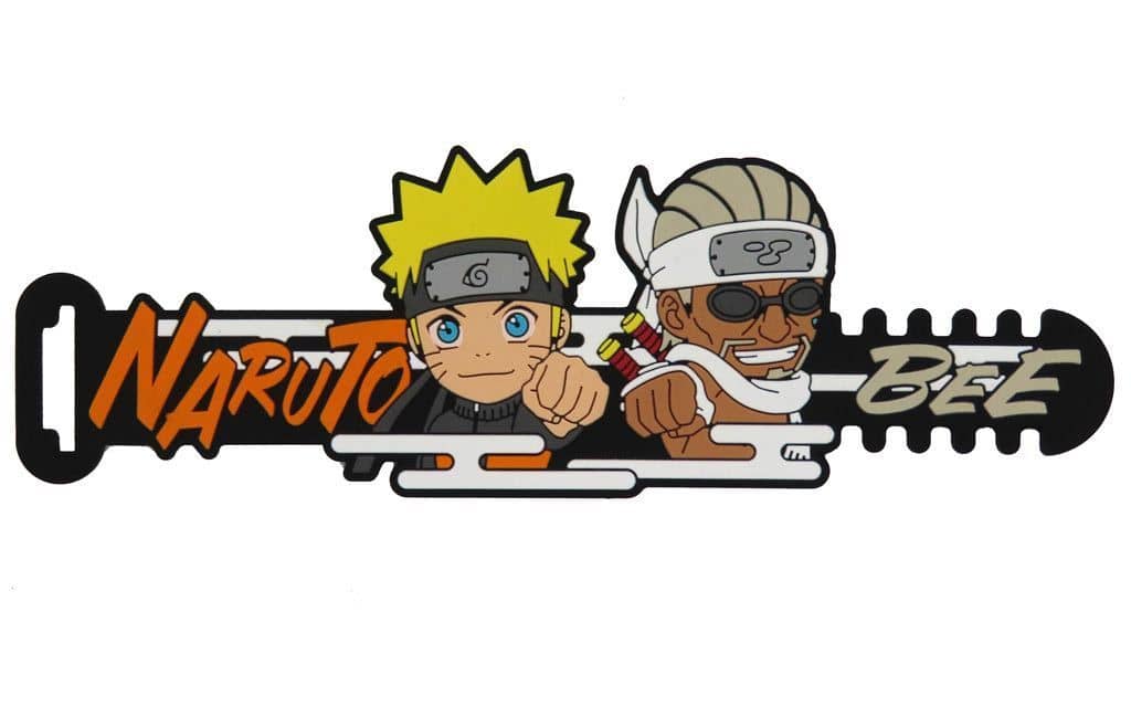 Naruto Uzumaki & Killer B Rubber Tie Assortment H Prize from Naruto Shippuden Ichiban Kuji