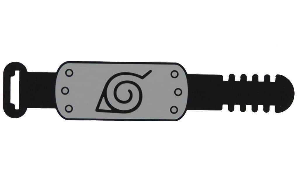 Naruto Shippuden Hidden Leaf Village Rubber Tie Assortment Ichiban Kuji H Prize by BANDAI SPIRITS, Approx. 13 cm, Pre-Owned