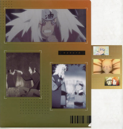 Naruto, Sasuke & Jiraiya Clear File & Sticker Set - Naruto Shippuden