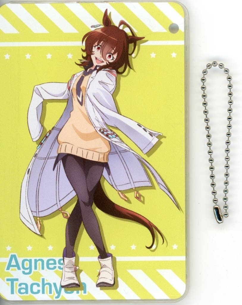 Agnes Tachyon Slide Card Case - Umamusume Pretty Derby Beginning of a New Era Ball Chain 11x7cm