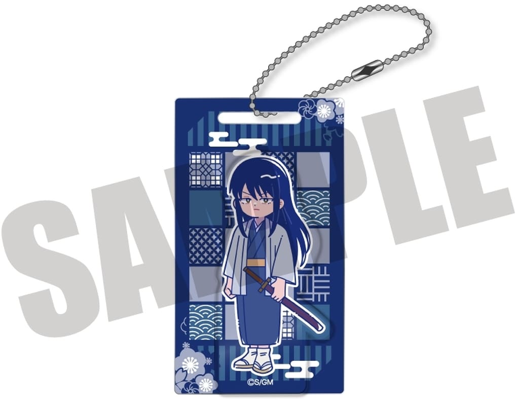 Kotaro Katsura Acrylic Block Keyholder - Gintama (Approx. 70 x 40 mm) MENEGI Pre-owned