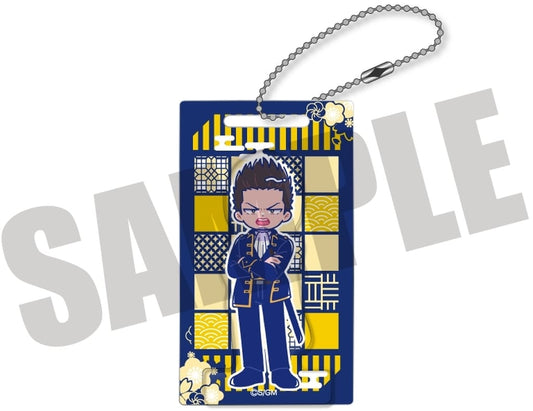 Isao Kondo Acrylic Block Keychain (Acrylic Block Keyholder) - Gintama - Approx. 70 x 40 mm - Pre-owned (MENEGI)