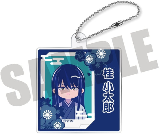 Kotaro Katsura Acrylic Keychain - Gintama Movie: Yoshiwara in Flames (MENEGI, Approx. 76 x 76 mm, Pre-owned)