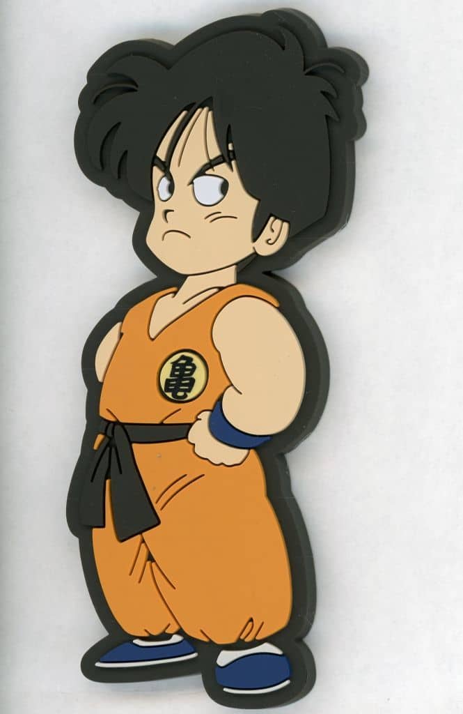 Yamcha Rubber Magnet from Dragon Ball BATTLE OF THE SUPER SAIYAN Ichiban Kuji H Prize, Approx. 6–8.5 cm