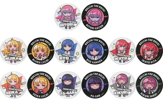 Bocchi the Rock! × Tera Terada 7-Type Badge & Sticker Set