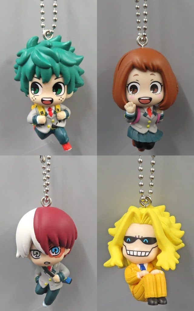 Defofig! My Hero Academia Keychain Complete 4-Piece Set