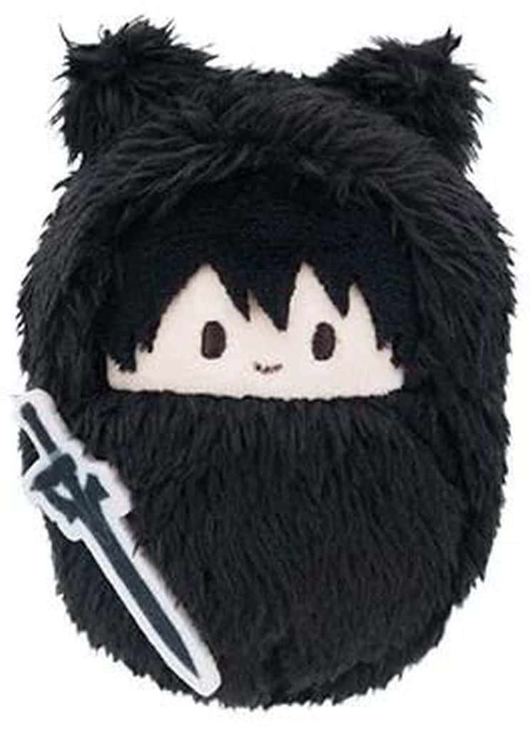 Kirito Sword Art Online Kurumi Tapinui Plush Mascot Badge