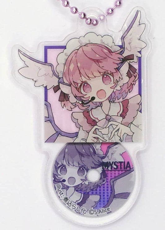 Mystia Lorelei Acrylic Keychain - Touhou Project × 100-Yen Shop Collaboration (Approx. 65 mm) Pre-owned