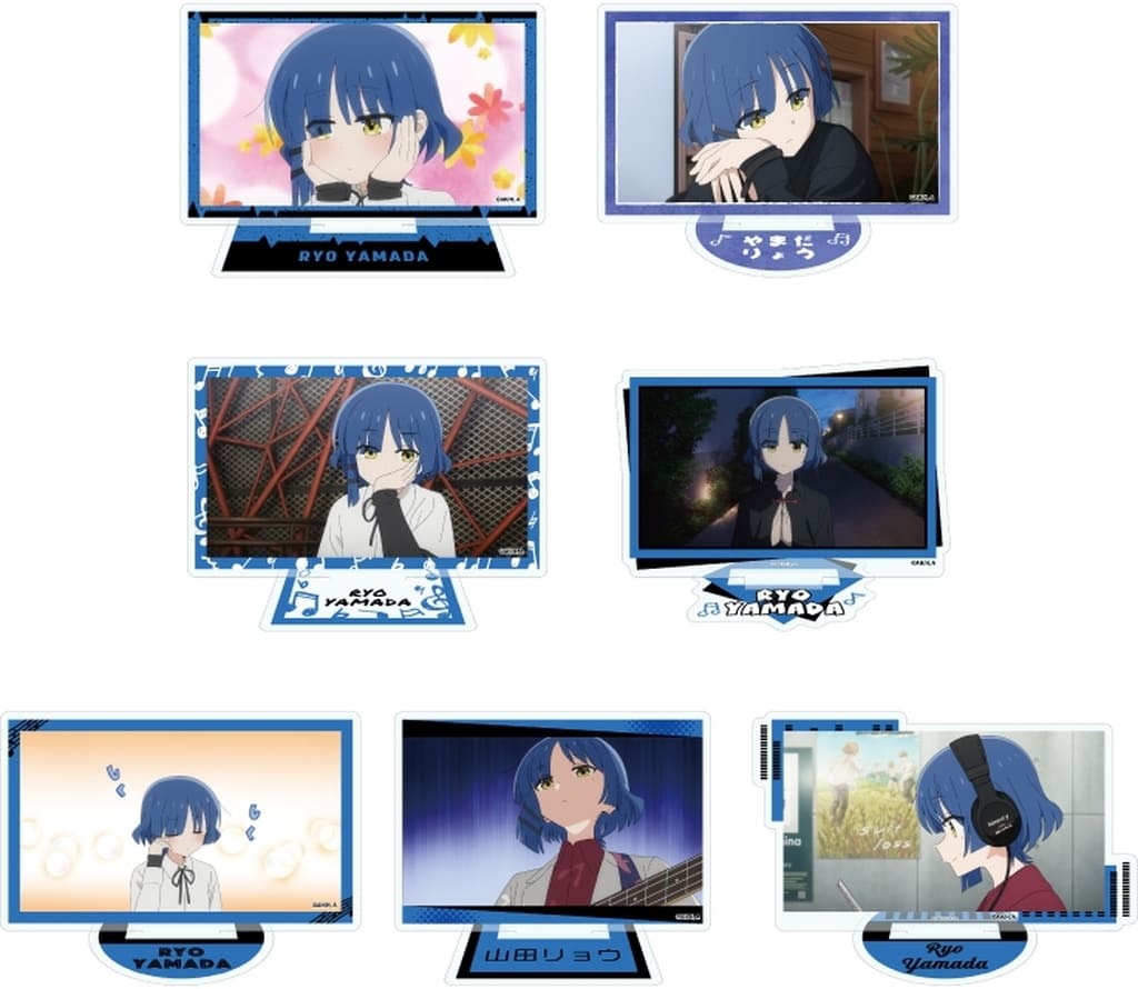 Bocchi the Rock! Ryo Yamada Acrylic Stand Complete 7-Item Set