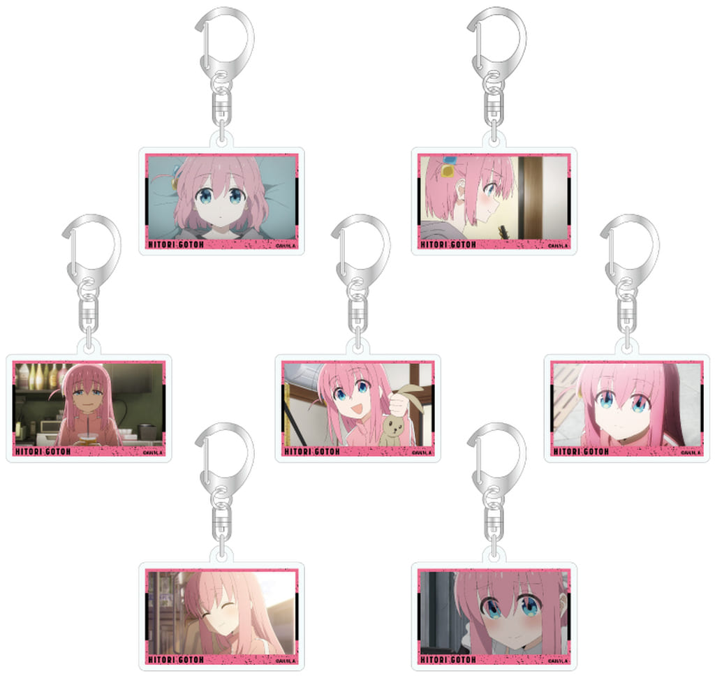 Bocchi the Rock! Gotoh Hitori Acrylic Keychain Ver.1 7-Piece Set