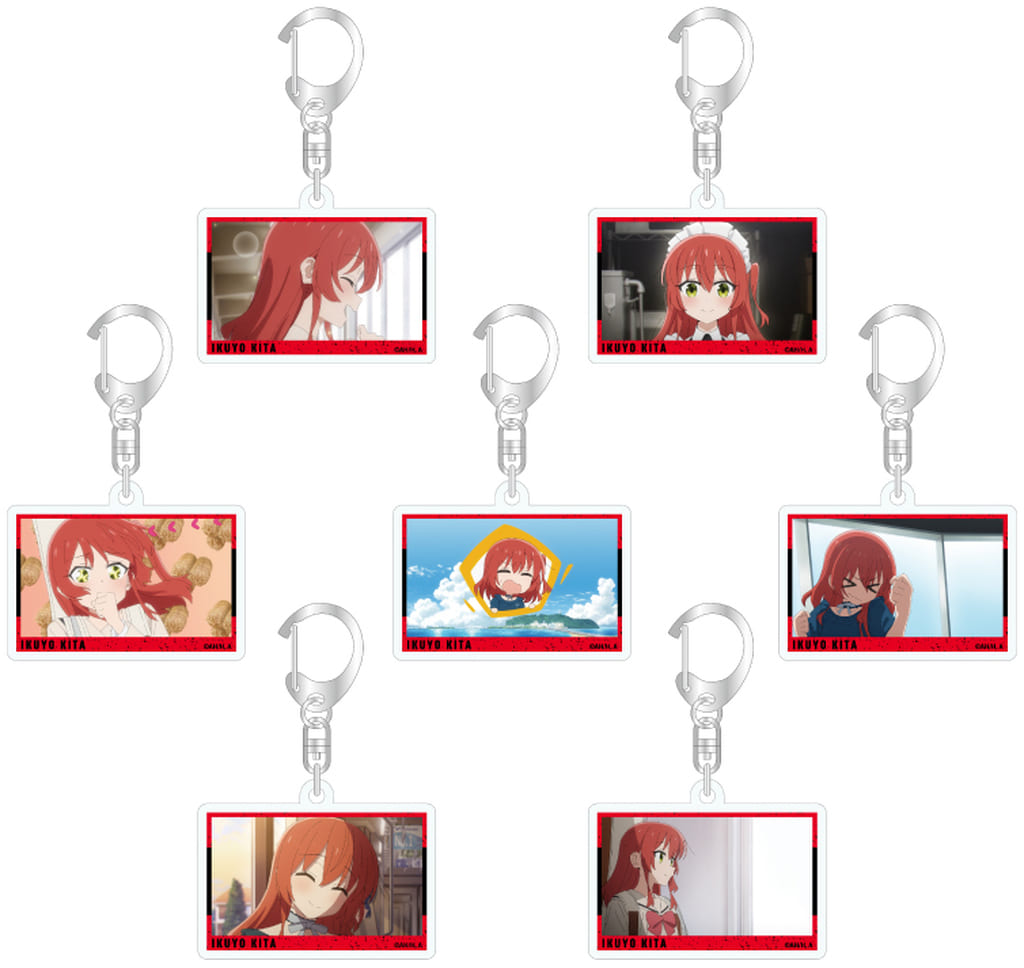 Bocchi the Rock! Ikuyo Kita Dake Key Acrylic Keychain Complete Set