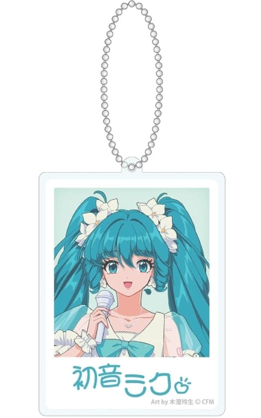 Hatsune Miku Showa Idol Two-Layer Acrylic Keychain Piapro Characters Culture Entertainment