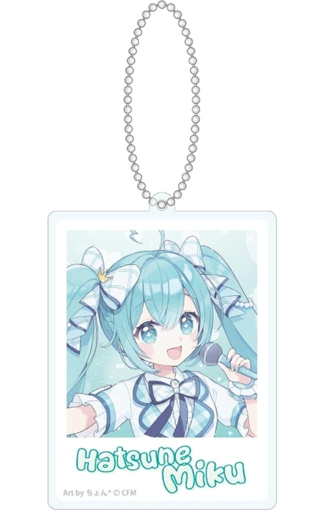 Hatsune Miku (Heisei Idol) Two-Layer Acrylic Keychain — Piapro Characters — Culture Entertainment — 54×75×2mm — Pre-owned