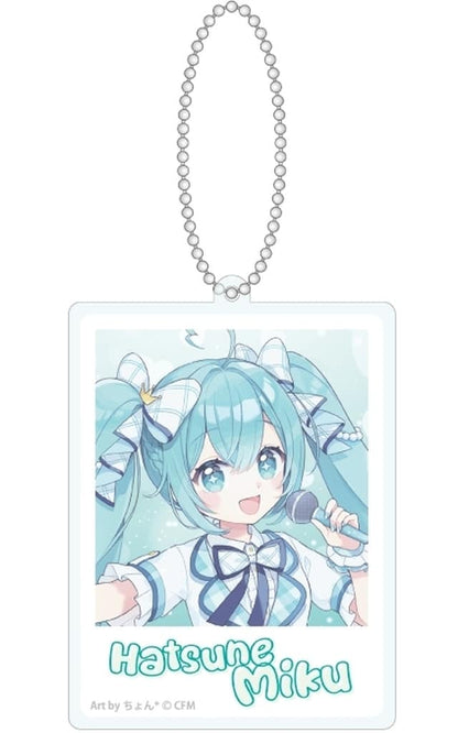 Hatsune Miku (Heisei Idol) Two-Layer Acrylic Keychain — Piapro Characters — Culture Entertainment — 54×75×2mm — Pre-owned