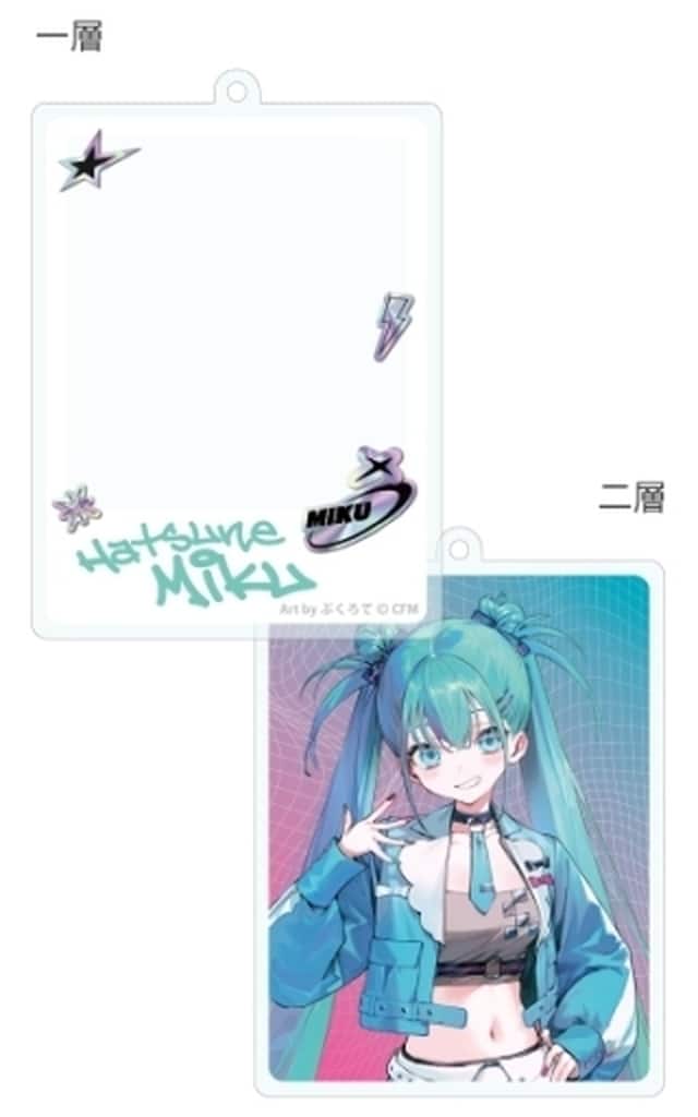 Hatsune Miku Reiwa Idol Two-Layer Acrylic Keychain Piapro Characters Culture Entertainment