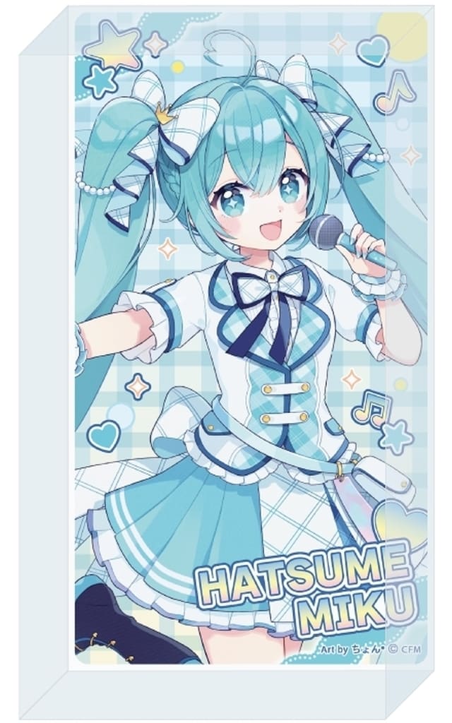 Hatsune Miku (Heisei Idol) Acrylic Block Piapro Characters Culture Entertainment 55x100x10mm