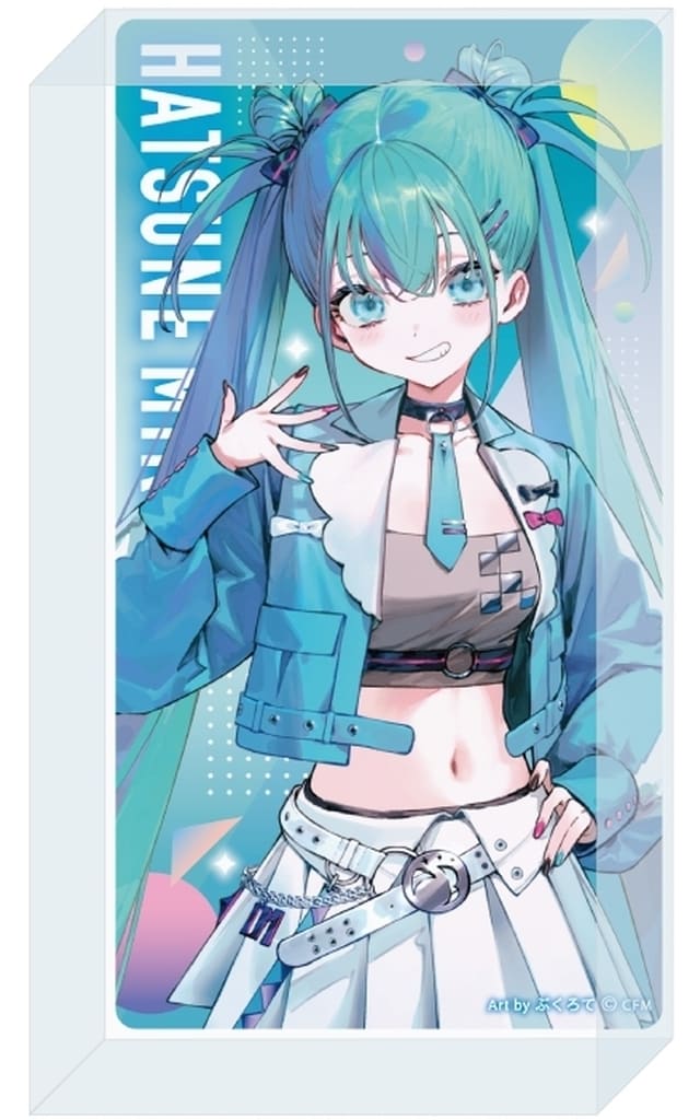 Hatsune Miku (Reiwa Idol) Acrylic Block - Piapro Characters - 55×100×10mm (Culture Entertainment, Pre-owned)