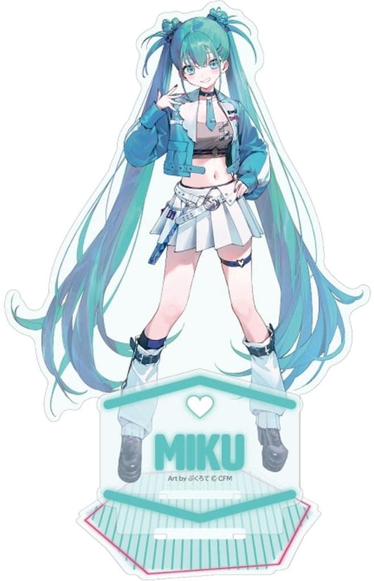 Hatsune Miku (Reiwa Idol) Acrylic Stand - Piapro Characters - Cultua Entertainment (Acrylic, Approx. 119×163mm) Pre-owned