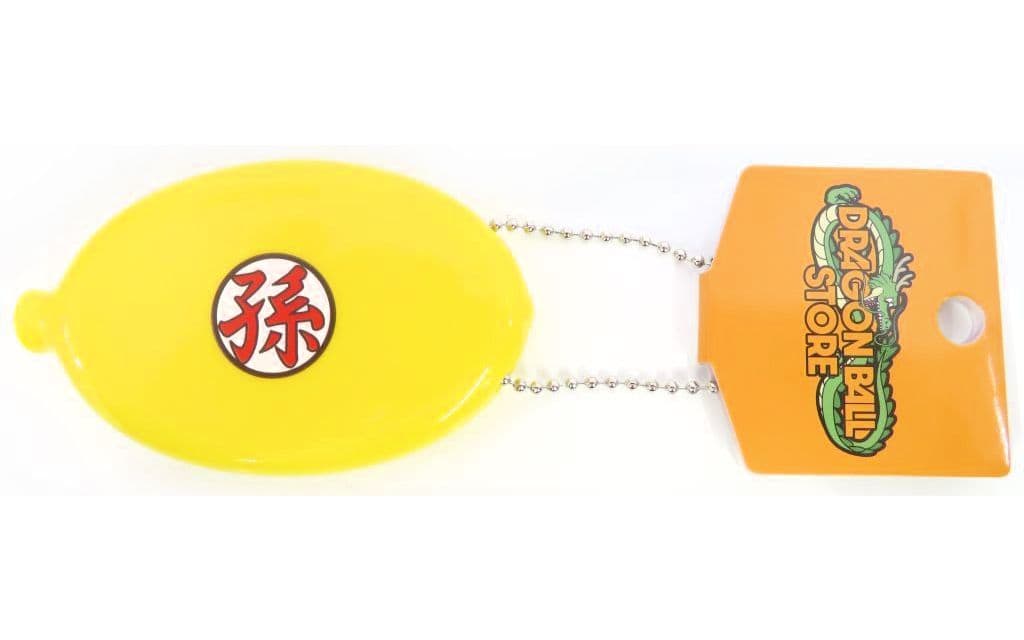 Dragon Ball Z Rubber Coin Case "Son" Kanji Design - DRAGON BALL STORE TOKYO, Approx. 80 x 50 mm, Pre-Owned