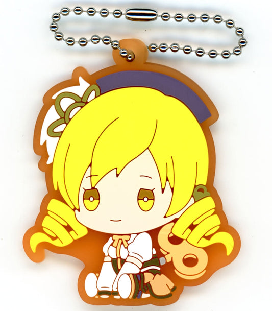 Mami Petatto Nejimaki Rubber Key Holder - Puella Magi Madoka Magica - Bushiroad Creative - Approx. 55 mm (Pre-owned)