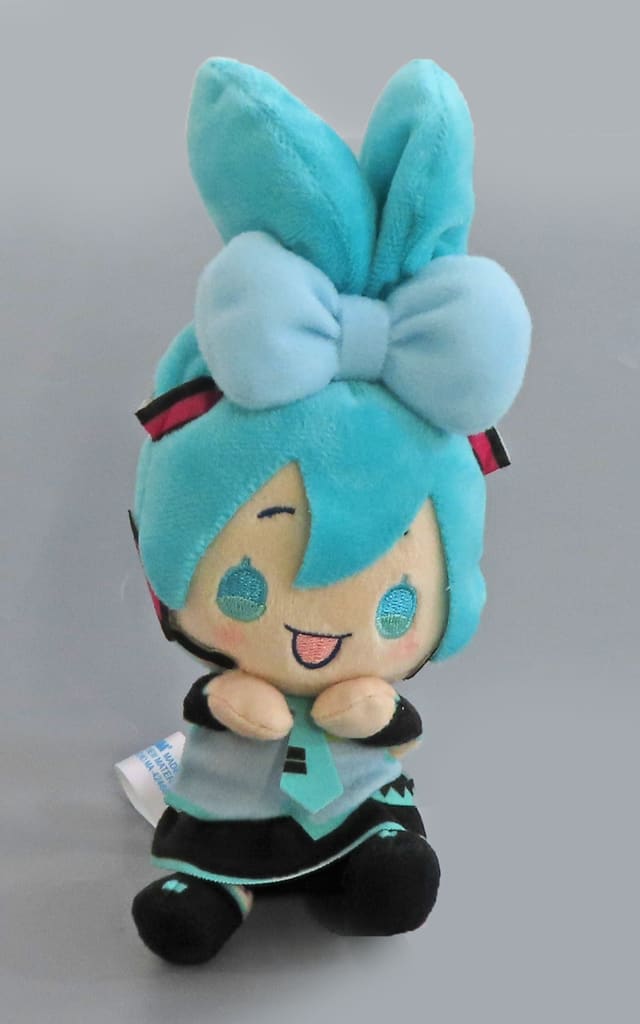 Hatsune Miku × Cinnamoroll Hyokopyoko Mascot (EX) 13cm Sega — Character Vocal Series - Hatsune Miku Collaboration Plush (Pre-owned)