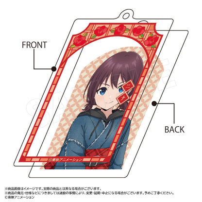 Nina Iseri Square Keychain Girls Band Cry Japanese Outfit Denim Ver.
