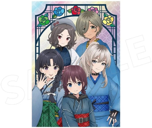 Girls Band Cry Togenashi Togeari 5-Member Aurora Acrylic Block