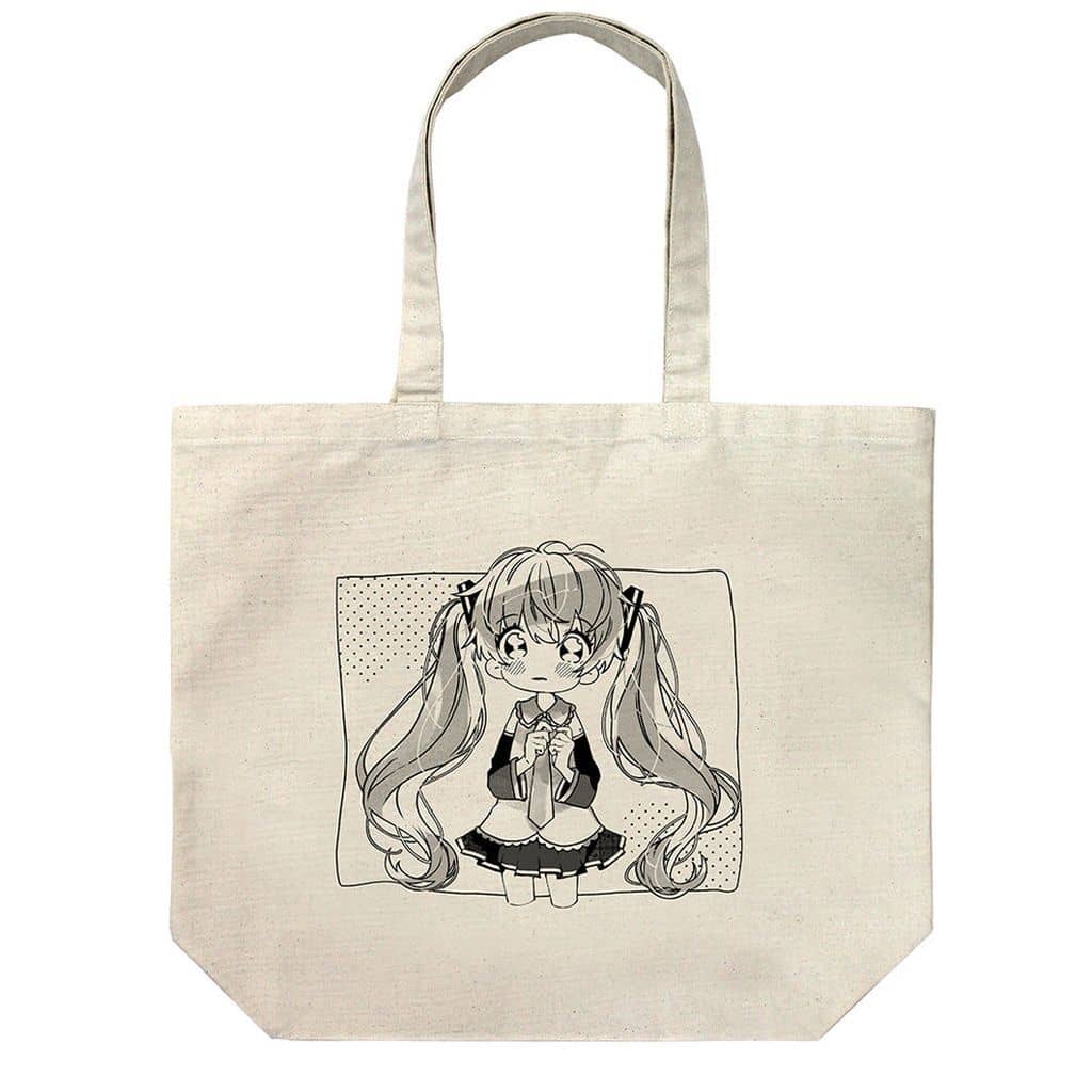 Hatsune Miku Large Tote Bag - Namikaze Bon Ver. (Natural) Piapro Characters — COSPA, 40×48×15cm