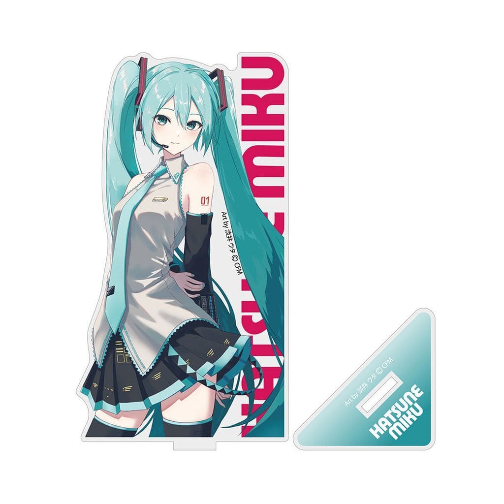 Hatsune Miku Acrylic Stand — Uta Awai Ver. (Piapro Characters) by COSPA — Pre-owned ~14cm Desk Figure