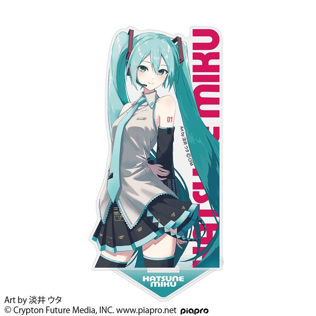 Hatsune Miku Acrylic Stand — Uta Awai Ver. (Piapro Characters) by COSPA — Pre-owned ~14cm Desk Figure