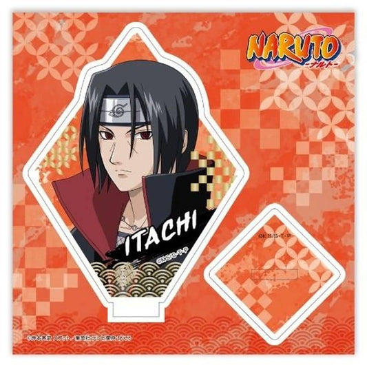 Itachi Uchiha Acrylic Stand - Naruto - Gold Foil Luxe Ensky Approx. 125 x 125 mm (Pre-owned), No. 5