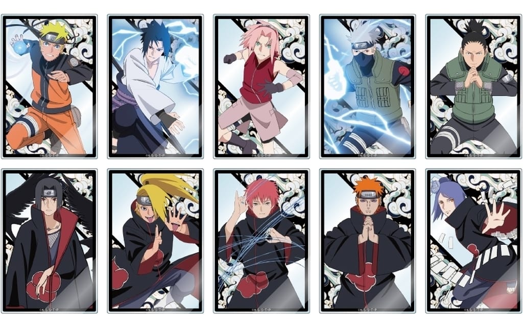Naruto Shippuden Trading Acrylic Plate Complete Set of 10